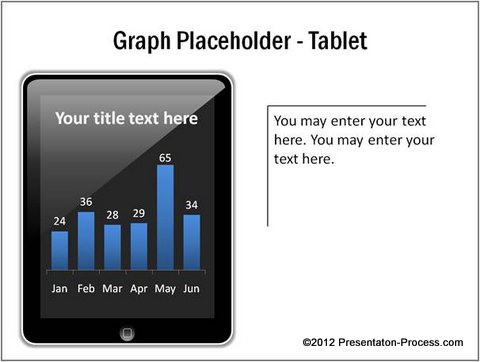 Tablet Creative PowerPoint Chart
