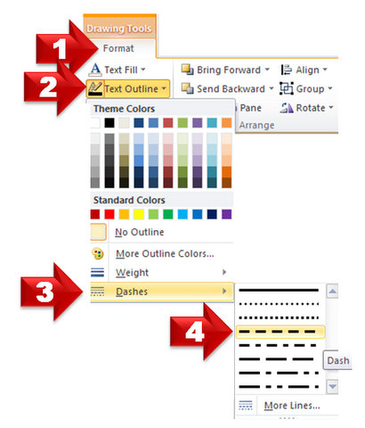Dotted Outline PowerPoint