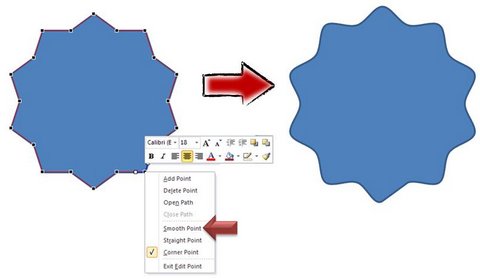  curved star shape 