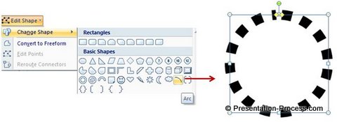 Changing Shape to Arc