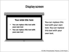 Display screen template