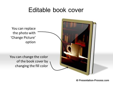 Editable book cover with shadow from CEO Pack 2