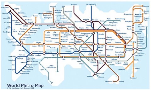 Example map to show transition
