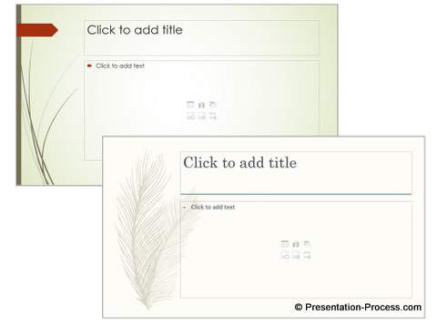 Examples of PowerPoint Design Themes