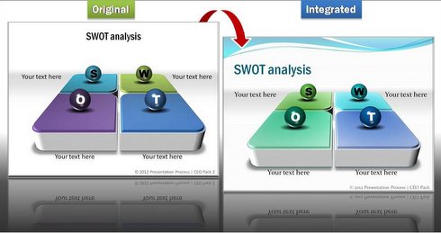 Integrate into corporate color