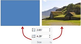 Fill rectangle with photo