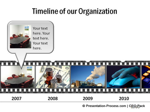 free powerpoint timeline template