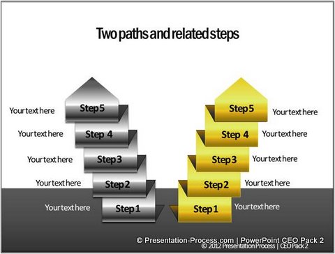 Folded Steps template from CEO pack 2