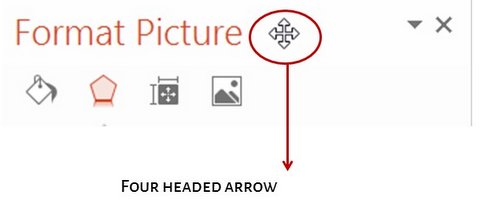 Arrow to Move Pane