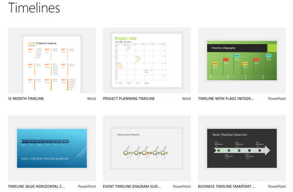 creative powerpoint timeline graphics