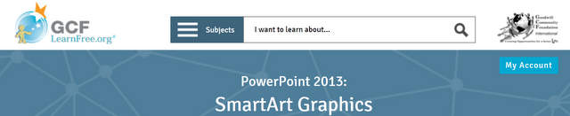 GCF Learnfree Post on SmartArt