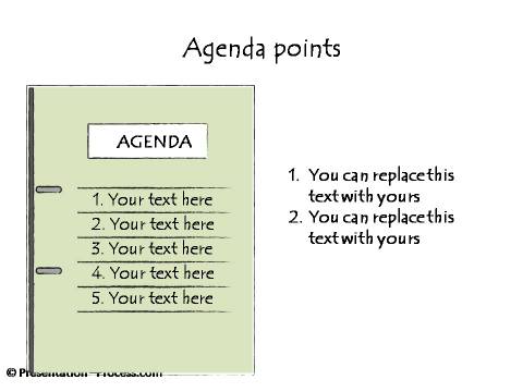 Agenda shown as Meeting Folder