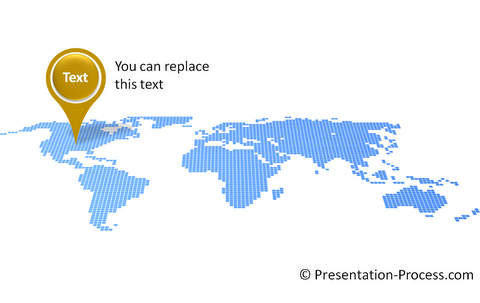 Map Pin in PowerPoint