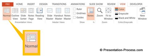 Normal View in PowerPoint