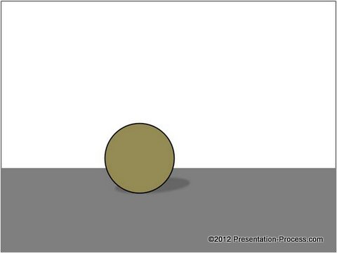 object placed on top of a simple grey rectangle 