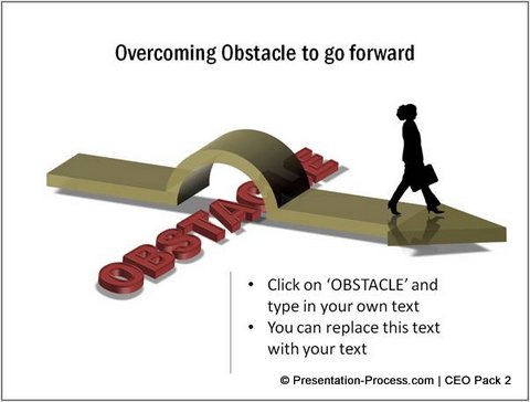 Jumping over obstacles creative visualization