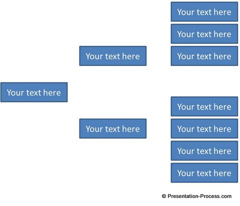 Org Chart PowerPoint with rectangles