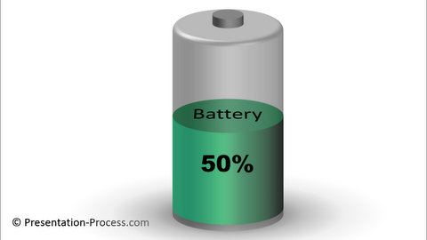 powerpoint-3d-battery-infographic