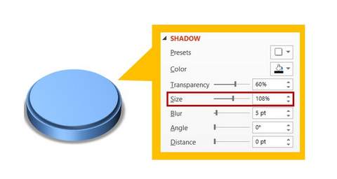 PowerPoint Shadow Menu