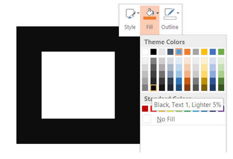 powerpoint-black-frame-shape PowerPoint Black Frame Shape