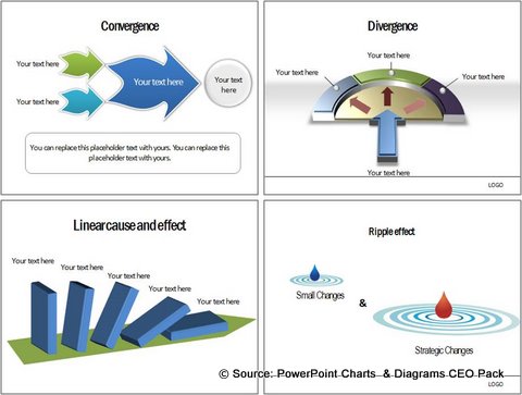 powerpoint cause and effect diagrams from ceo pack