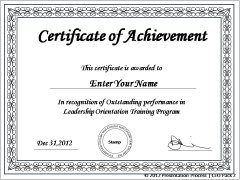 Elaborate Certificates in PowerPoint