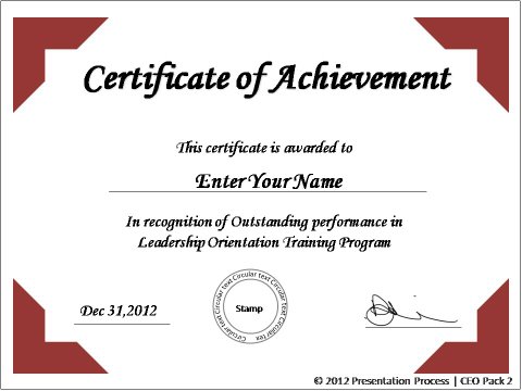 PowerPoint Certificates