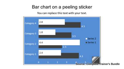 PowerPoint Bar Chart Infographic