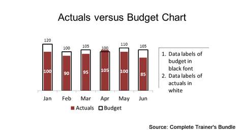 PowerPoint Data Chart Budget