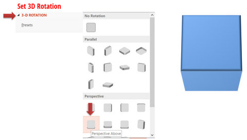 3D PowerPoint Cube
