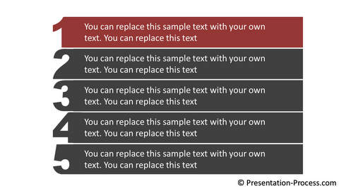 PowerPoint Numbered List