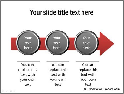 PowerPoint Diagram with 3D Bevel