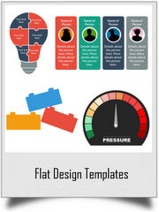 Flat Design Templates Pack