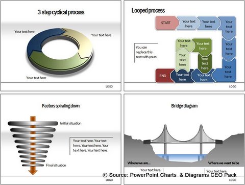 PowerPOint Flow Diagrams from CEO Pack