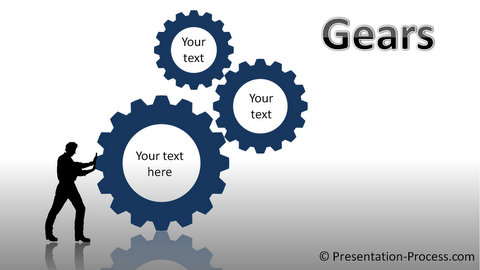 PowerPoint Gear Diagram