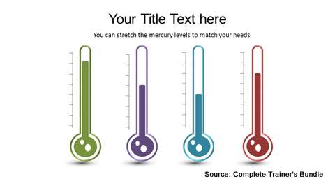 PowerPoint Infographic Thermometer
