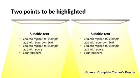 PowerPoint List with Highlight