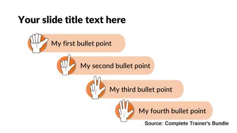 PowerPoint List with Icons