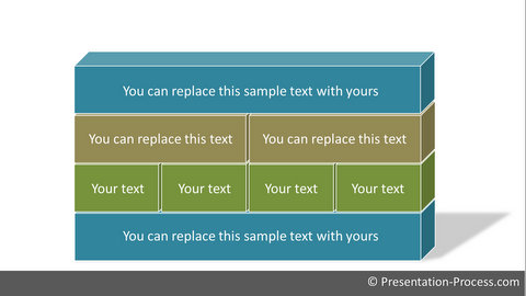 PowerPoint Stacked Cubes