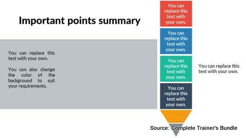 PowerPoint Summary Slide