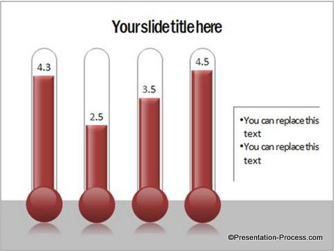 How To Create A Thermometer Chart In Powerpoint