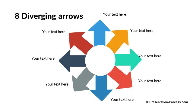 8 Diverging Arrows