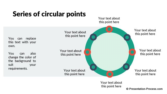 Series of circular points