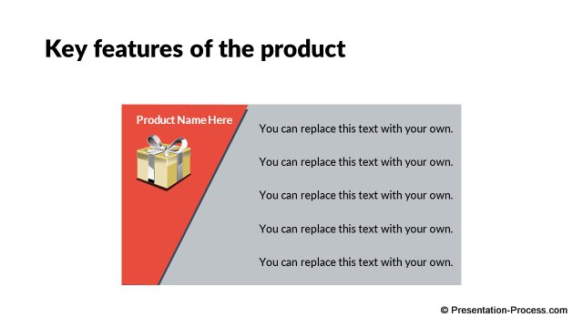 Key features of the product