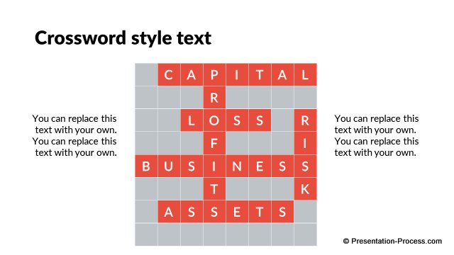 Crossword text