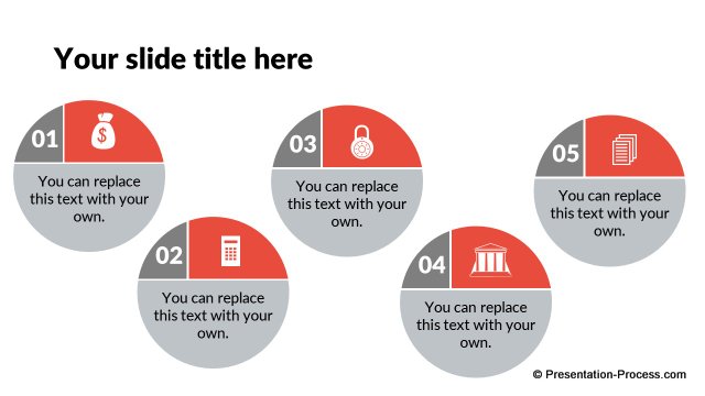 Numbered List in Flat Design