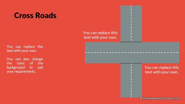 PowerPoint Flat design roadmap templates