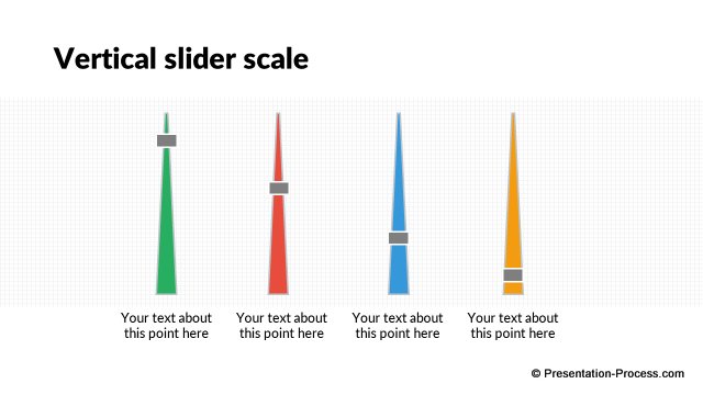Vertical slide scale