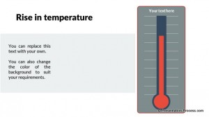 Flat Design Thermometer Infographic