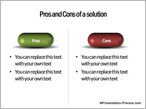 Pros and Cons Visual Idea